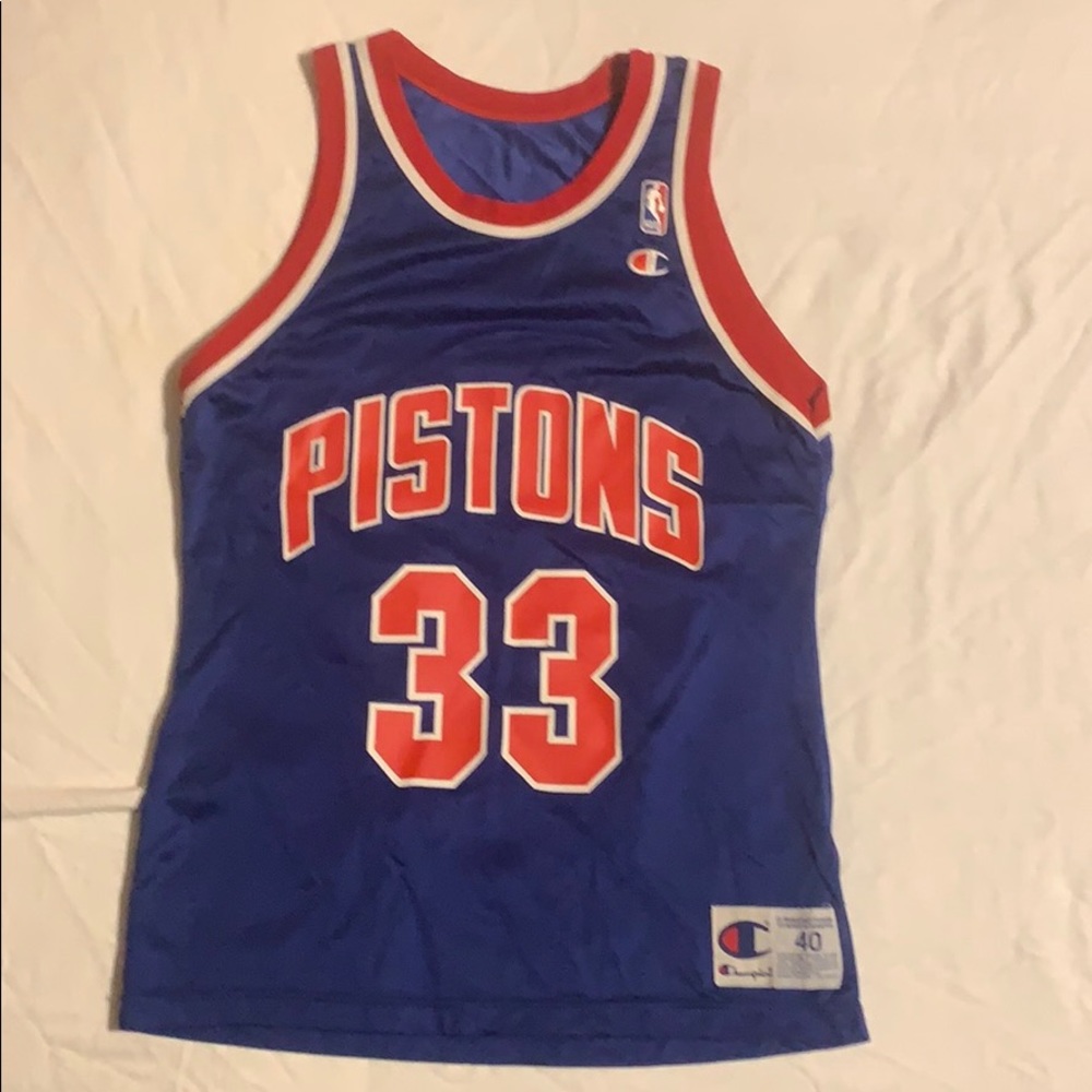 Vintage Grant Hill Detroit Pistons Jersey